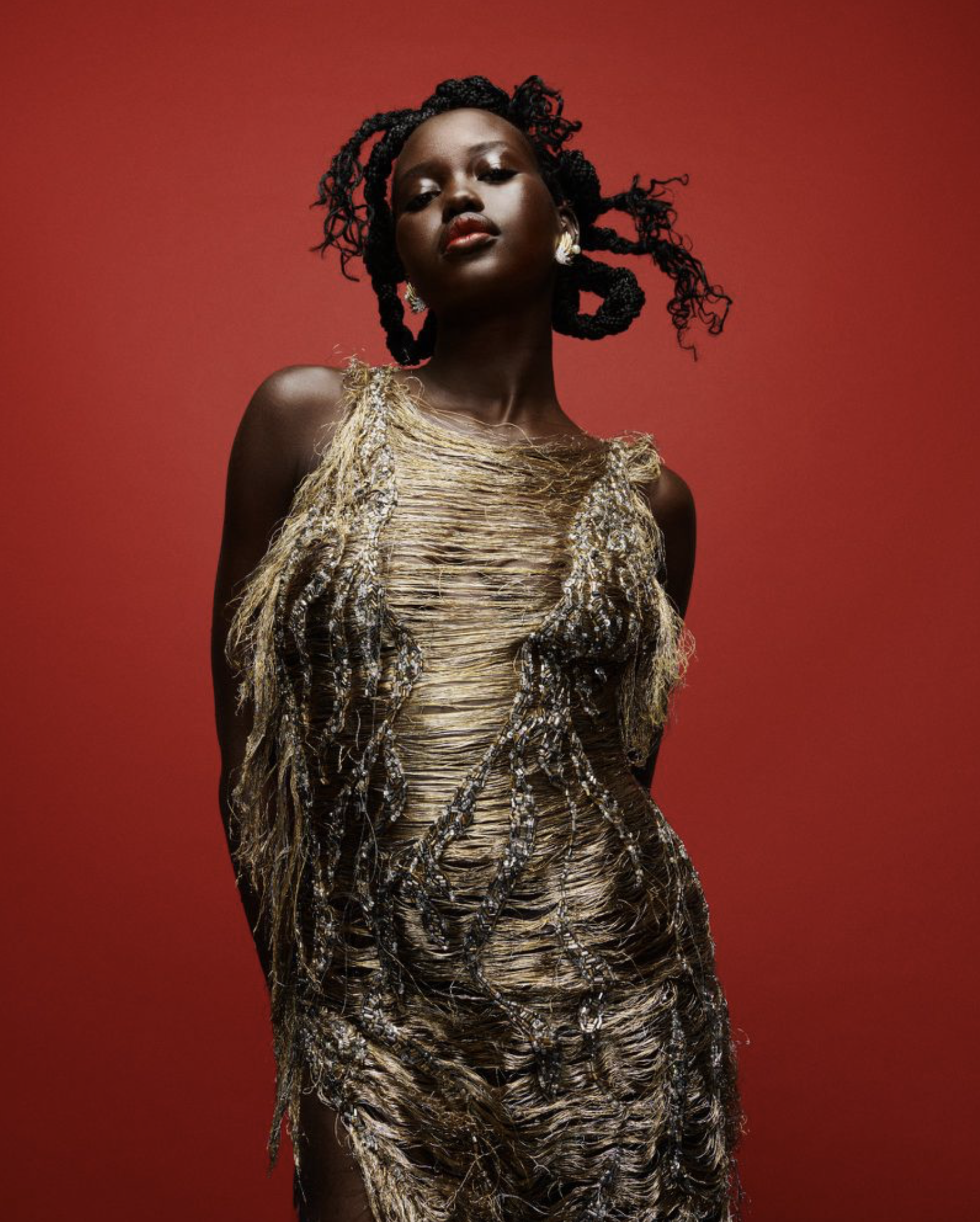 Adut Akech & Kiki in Vogue Australia Lensed by Campbell Addy